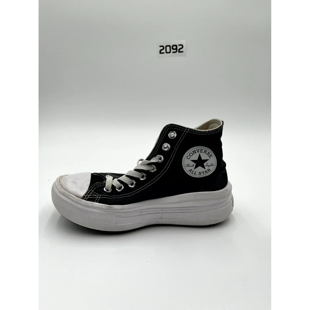 Converse Chuck Taylor All Star Move Unisex Comfort‎ Shoes Black Platform Sneaker